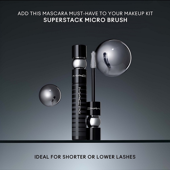 MAC Stack Micro Brush  Mascara New In Box Full Size 12 ml - Picture 2 of 9